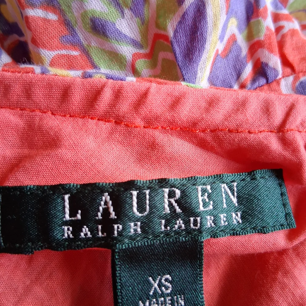 LAUREN RALPH women Size XS Paisley Print Maxi Skirt - Multicolor - Picture 3 of 13